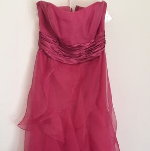 Elegant Pink Evening Gown